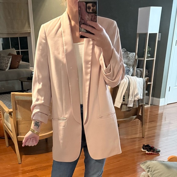 Express Light Pink Boyfriend Blazer - Picture 10 of 10